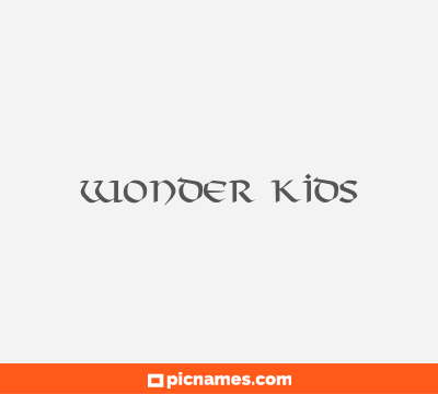 Wonder Kids